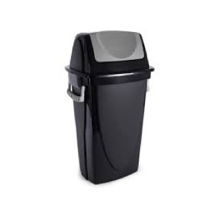 LIXEIRA BLACK BASCULANTE 23 LITROS PLASUTIL