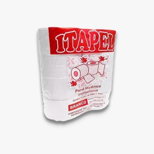PAPEL HIGIENICO ROLAO ITAPEL BCO FL.S. 300M - PC.C/08UNX300MX10CM