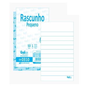 GRAFEX - RASCUNHO PEQUENO F050 - PT.10BLS