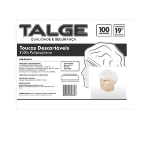 TOUCA TNT CAPILAR BCA - PC.C/ 100UN  -  TALGE
