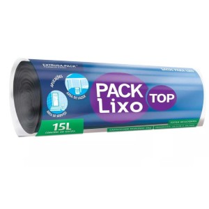 SACO DE LIXO TOPLIXO 15L PRETO C/60UN