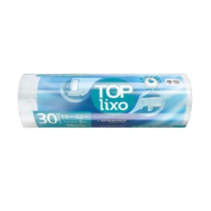SACO DE LIXO TOPLIXO 30L BRANCOC/30UN